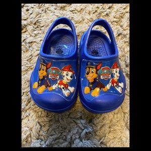 Paw Patrol Rubber Sandals NWOT